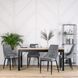 Стол раскладной MEBEL ELITE HUGO 160(230)х80 см Дуб артизан / Черный